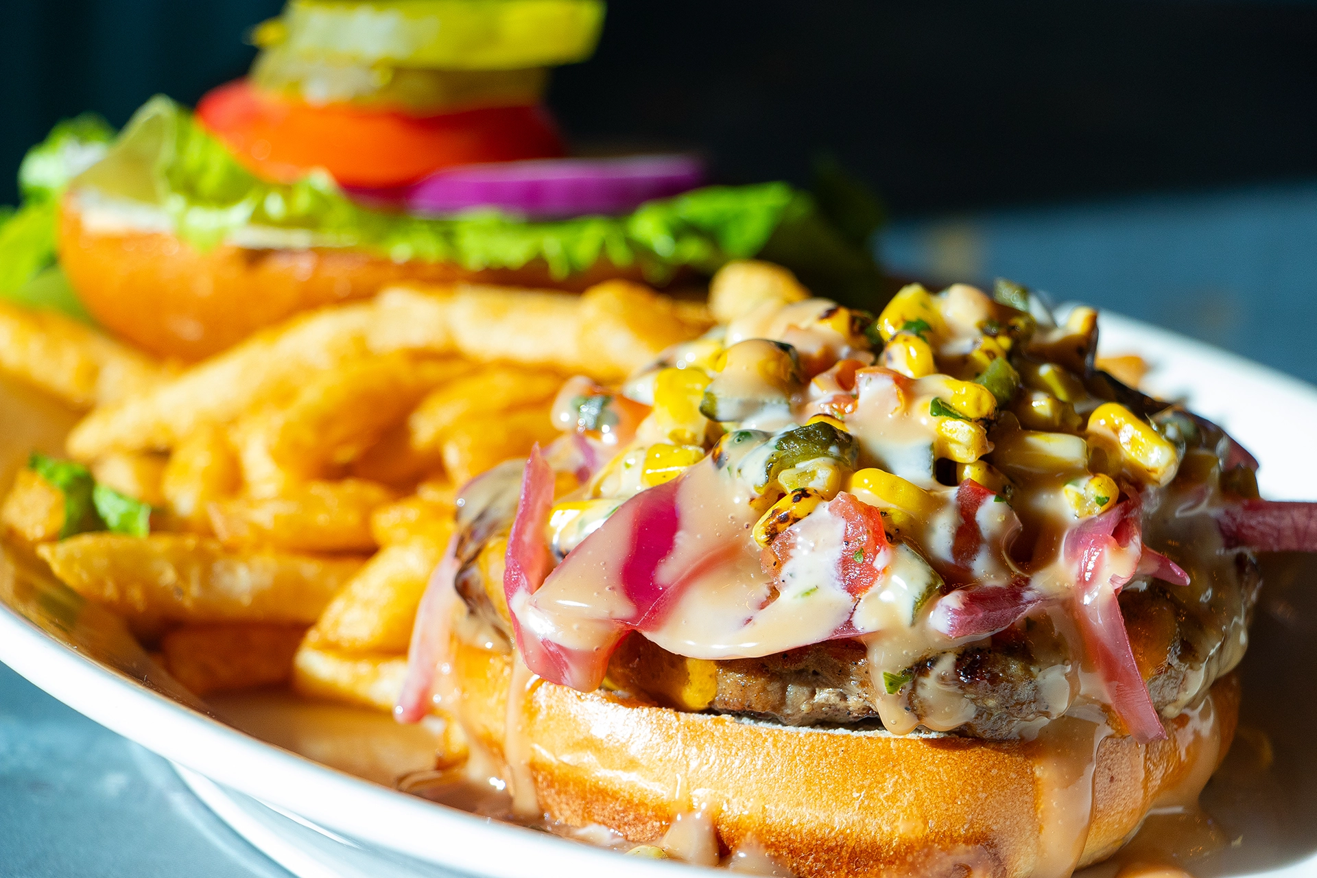 Dave's Valley Grill Burger