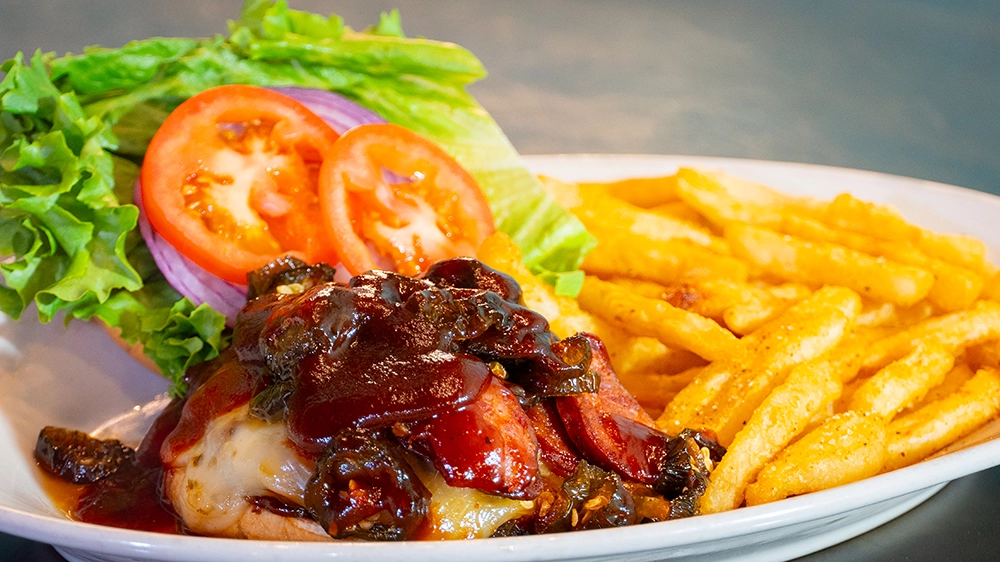 Cajun Andouille Burger